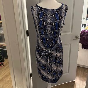 DVF Snake Skin Print Dress; New with Tags